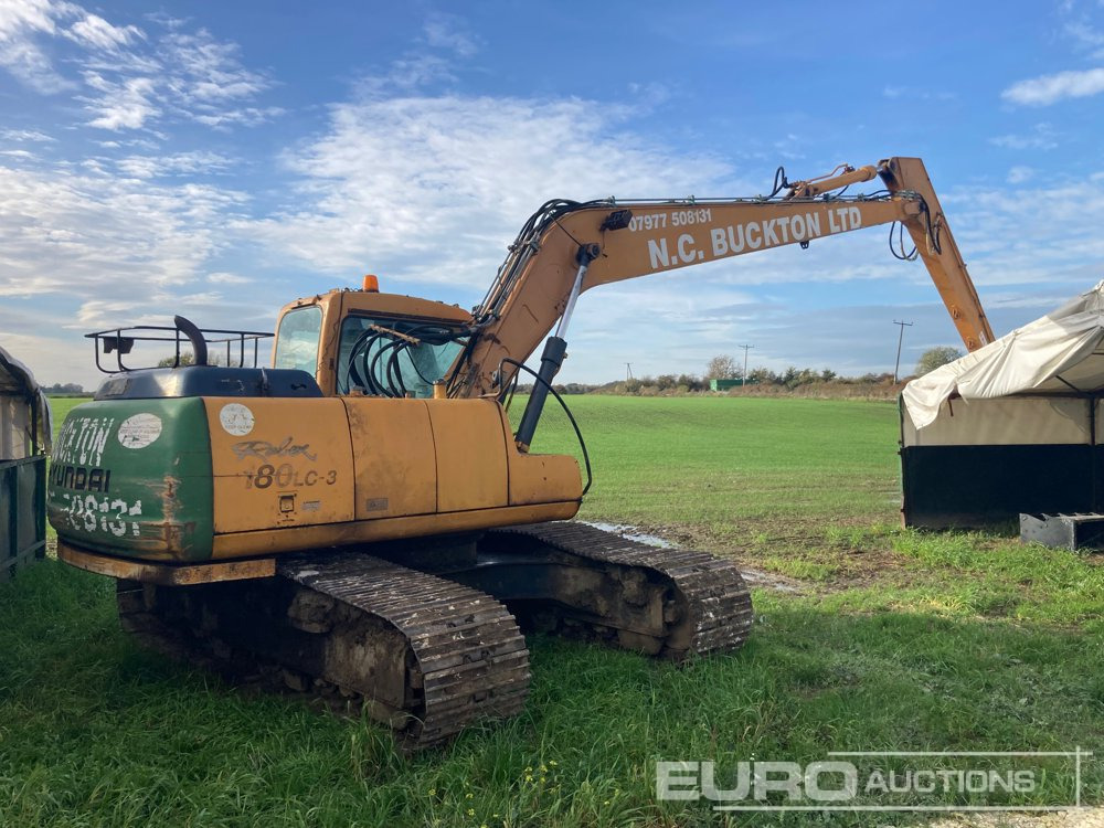 Hyundai R180LC-3 - Pelle sur chenille: photos 1 Hyundai R180LC-3 - Pelle sur chenille: photos 1
