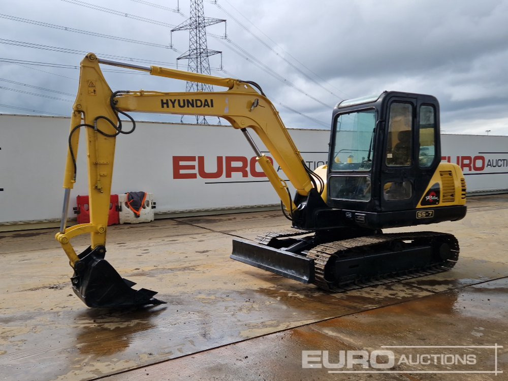 Hyundai R55-7 - Mini pelle: photos 1 Hyundai R55-7 - Mini pelle: photos 1