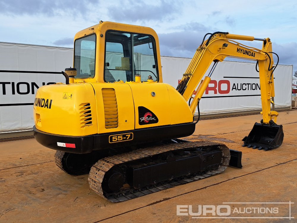 Hyundai R55-7 - Mini pelle: photos 5 Hyundai R55-7 - Mini pelle: photos 5