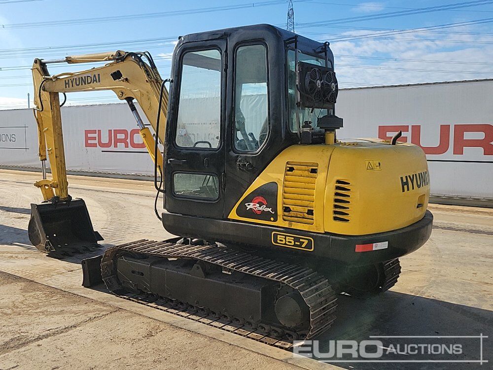 Hyundai R55-7 - Mini pelle: photos 3 Hyundai R55-7 - Mini pelle: photos 3