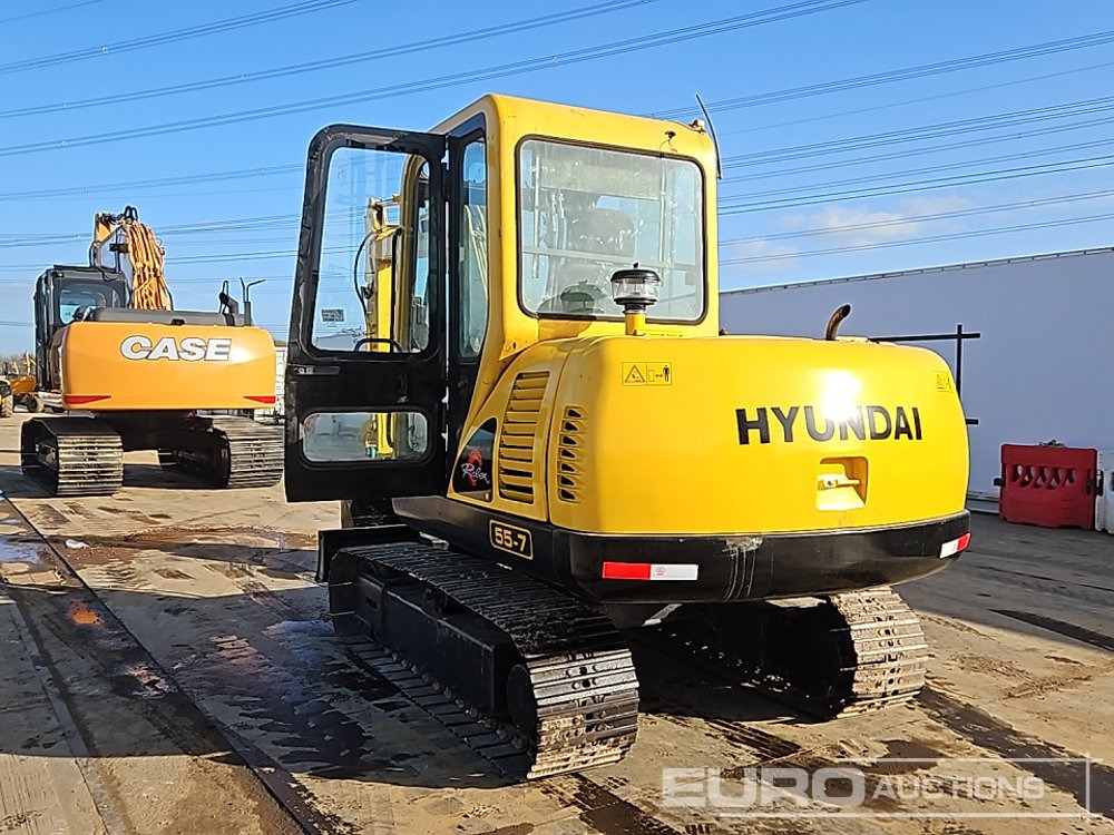 Hyundai R55-7 - Pelle sur chenille: photos 3 Hyundai R55-7 - Pelle sur chenille: photos 3