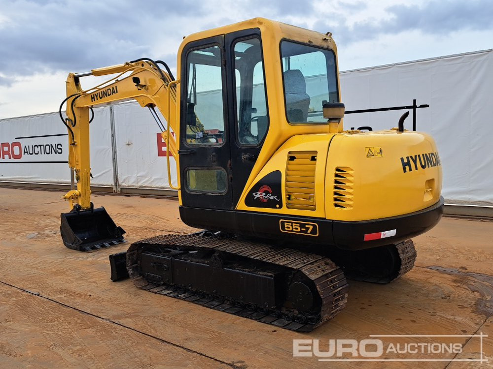 Hyundai R55-7 - Mini pelle: photos 3 Hyundai R55-7 - Mini pelle: photos 3