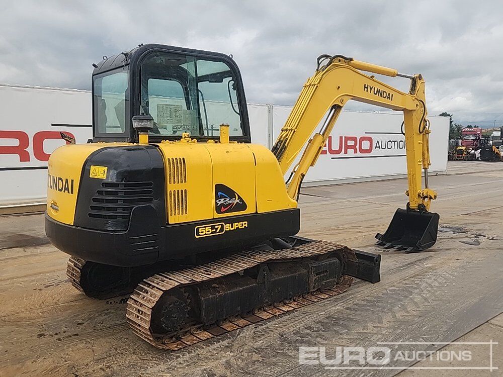 Hyundai R55-7 - Mini pelle: photos 5 Hyundai R55-7 - Mini pelle: photos 5