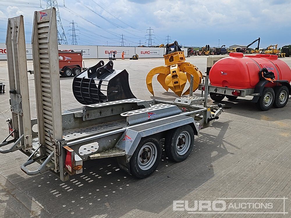 Indespension 2.7 Ton Twin Axle Plant Trailer, Track Box, Ramps - Remorque porte engin: photos 5 Indespension 2.7 Ton Twin Axle Plant Trailer, Track Box, Ramps - Remorque porte engin: photos 5
