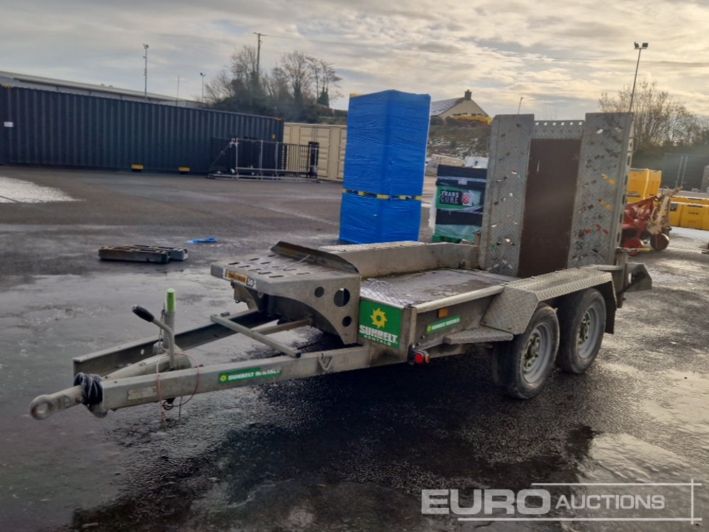 Indespension 2700Kg Twin Axle Plant Trailer, Ramp - Remorque porte engin: photos 1 Indespension 2700Kg Twin Axle Plant Trailer, Ramp - Remorque porte engin: photos 1
