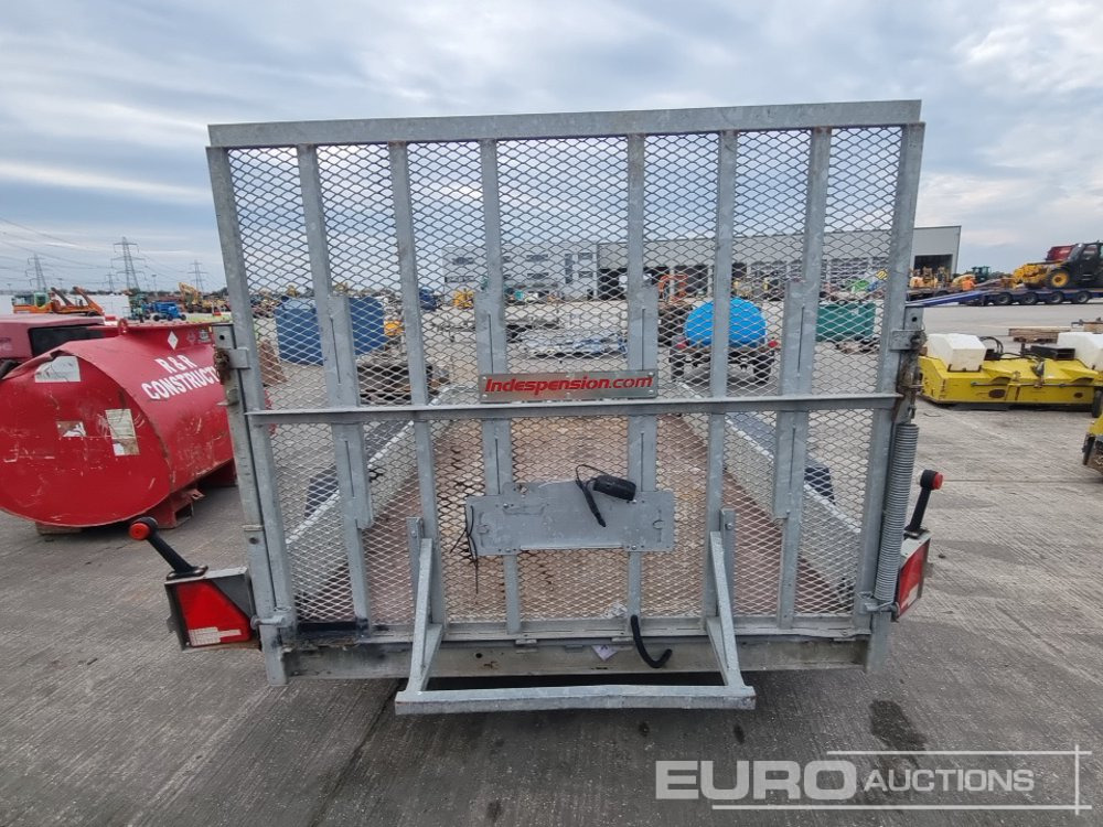Indespension 3.5 Ton Twin Axle Plant Trailer, Ramp - Remorque porte engin: photos 4 Indespension 3.5 Ton Twin Axle Plant Trailer, Ramp - Remorque porte engin: photos 4