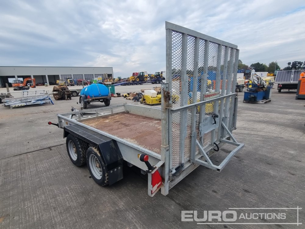 Indespension 3.5 Ton Twin Axle Plant Trailer, Ramp - Remorque porte engin: photos 3 Indespension 3.5 Ton Twin Axle Plant Trailer, Ramp - Remorque porte engin: photos 3