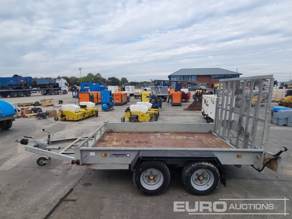 Indespension 3.5 Ton Twin Axle Plant Trailer, Ramp - Remorque porte engin: photos 2 Indespension 3.5 Ton Twin Axle Plant Trailer, Ramp - Remorque porte engin: photos 2