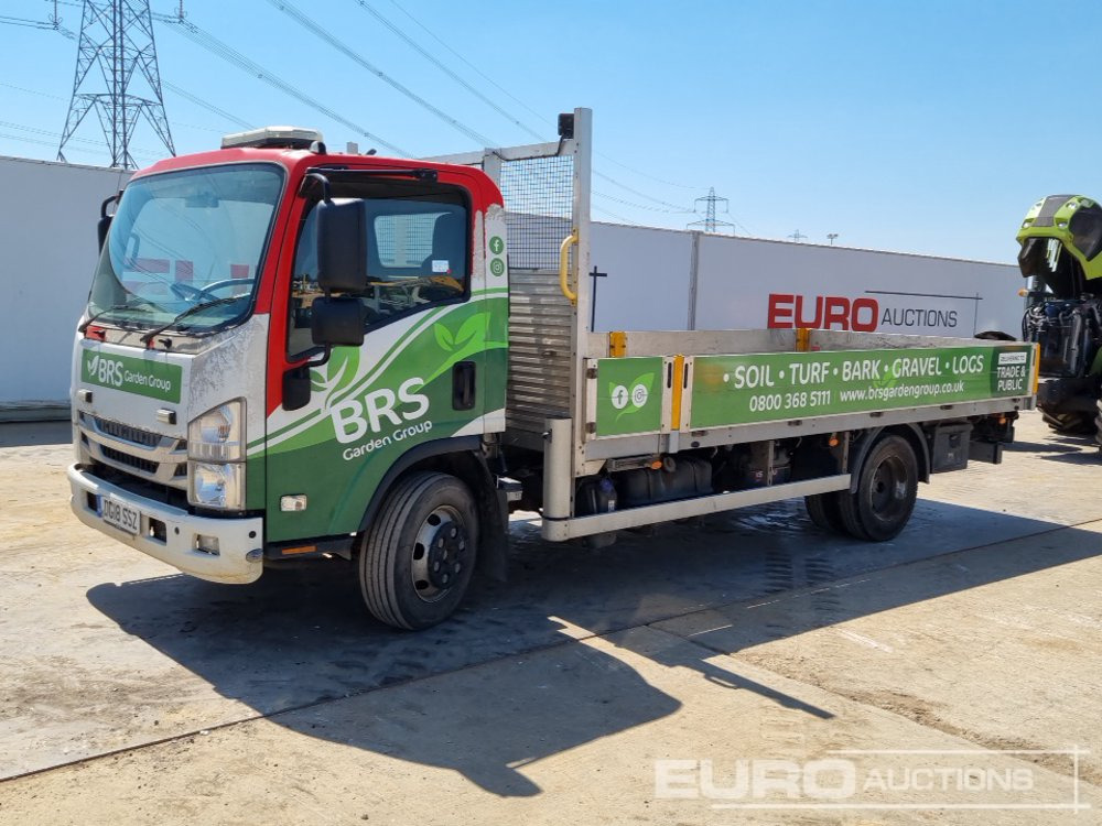 Isuzu N75.190 - Camion plateau: photos 1 Isuzu N75.190 - Camion plateau: photos 1