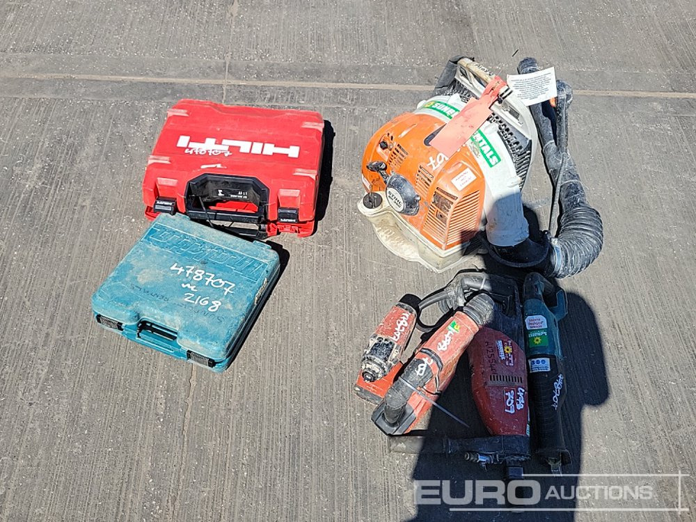 Makita Battery Reciprocating Saw, Hilti 110Volt Diamond Core Drill, Hilti Battery Hammer Drill, Hilti Battery Impact Gun, Makita 110Volt Impact Gun, Hilti Battery Drill, Stihl Petrol Backpack Leaf Blo - Matériel de chantier: photos 4 Makita Battery Reciprocating Saw, Hilti 110Volt Diamond Core Drill, Hilti Battery Hammer Drill, Hilti Battery Impact Gun, Makita 110Volt Impact Gun, Hilti Battery Drill, Stihl Petrol Backpack Leaf Blo - Matériel de chantier: photos 4