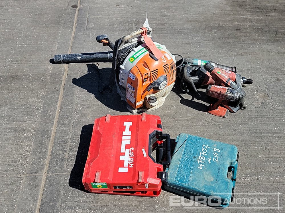 Makita Battery Reciprocating Saw, Hilti 110Volt Diamond Core Drill, Hilti Battery Hammer Drill, Hilti Battery Impact Gun, Makita 110Volt Impact Gun, Hilti Battery Drill, Stihl Petrol Backpack Leaf Blo - Matériel de chantier: photos 2 Makita Battery Reciprocating Saw, Hilti 110Volt Diamond Core Drill, Hilti Battery Hammer Drill, Hilti Battery Impact Gun, Makita 110Volt Impact Gun, Hilti Battery Drill, Stihl Petrol Backpack Leaf Blo - Matériel de chantier: photos 2