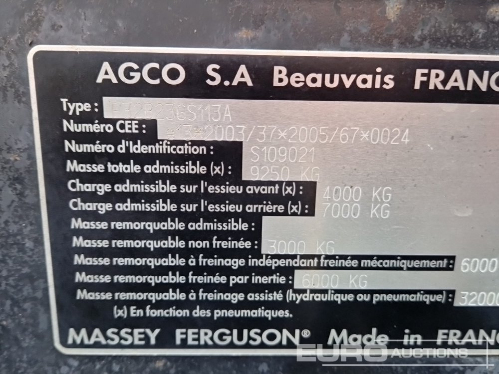 Tracteur agricole Massey Ferguson 6480: photos 45
