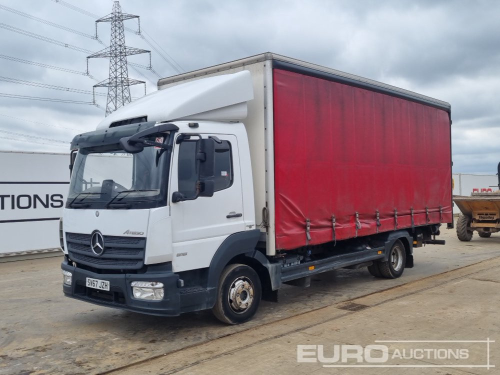 Mercedes Atego 816 - Camion à rideaux coulissants: photos 1 Mercedes Atego 816 - Camion à rideaux coulissants: photos 1