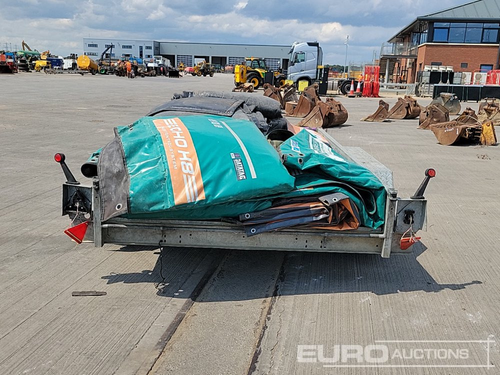 Meredith & Eyre 3.5 Ton Twin Axle Plant Trailer, Soundproofing Barriers (10 of) - Remorque porte engin: photos 4 Meredith & Eyre 3.5 Ton Twin Axle Plant Trailer, Soundproofing Barriers (10 of) - Remorque porte engin: photos 4