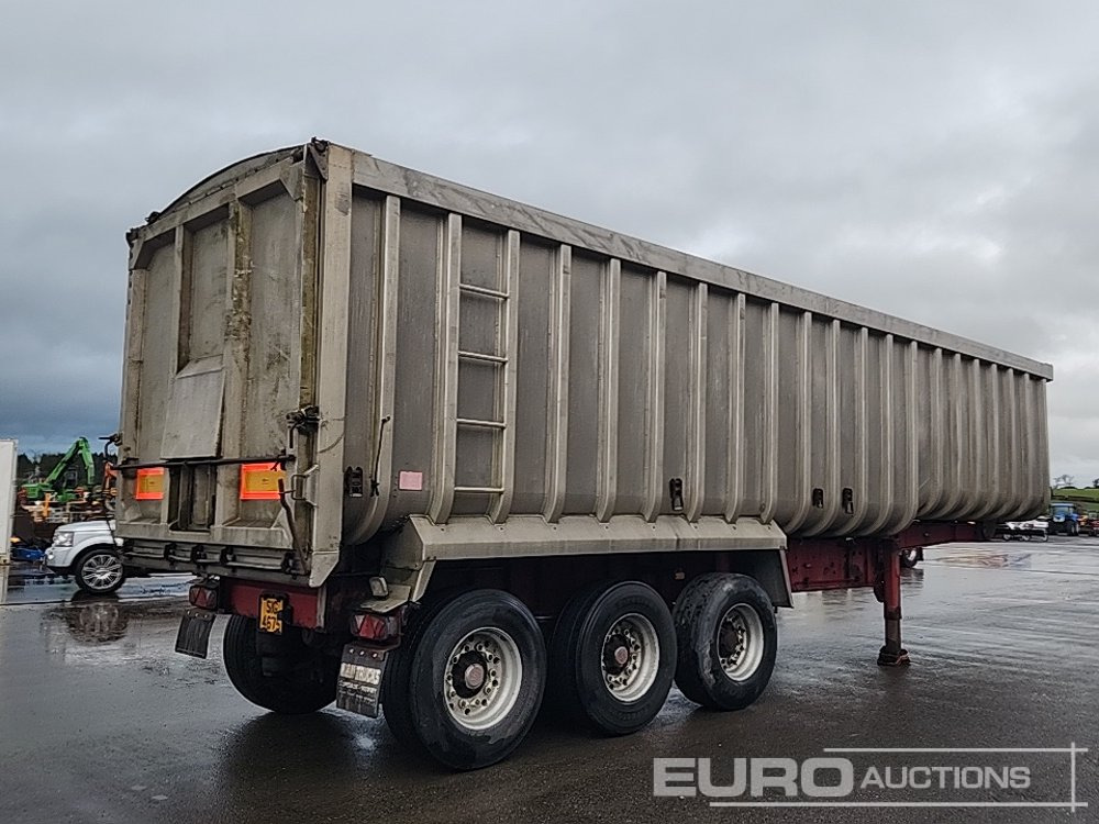 Montacon Tri Axle Bulk Tipping Trailer, Roll Over Cover - Semi-remorque benne: photos 3 Montacon Tri Axle Bulk Tipping Trailer, Roll Over Cover - Semi-remorque benne: photos 3