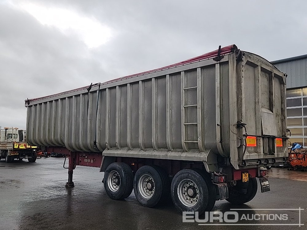 Montacon Tri Axle Bulk Tipping Trailer, Roll Over Cover - Semi-remorque benne: photos 2 Montacon Tri Axle Bulk Tipping Trailer, Roll Over Cover - Semi-remorque benne: photos 2