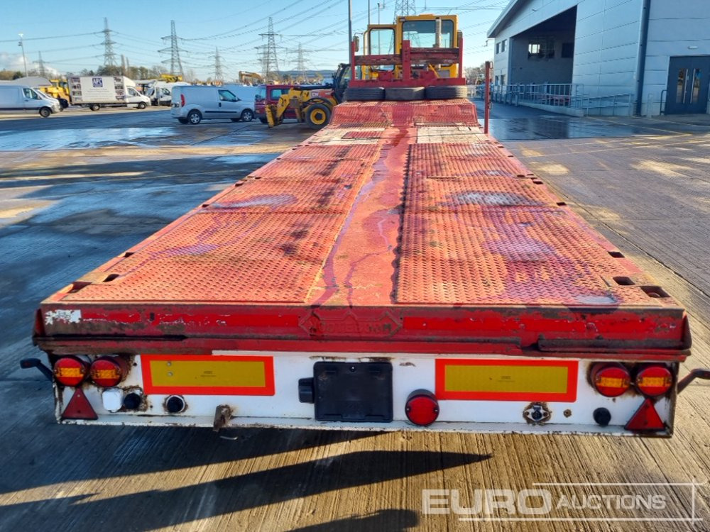 Nooteboom 4 Axle Extendable Low Loader Trailer, Twin Axle Rear Steer, Out Riggers - Camion plateau: photos 4 Nooteboom 4 Axle Extendable Low Loader Trailer, Twin Axle Rear Steer, Out Riggers - Camion plateau: photos 4