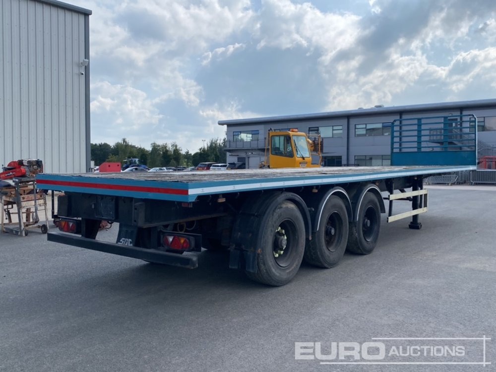 SDC 40' Tri Axle Flat Trailer, BPW Axles - Semi-remorque plateau: photos 5 SDC 40' Tri Axle Flat Trailer, BPW Axles - Semi-remorque plateau: photos 5