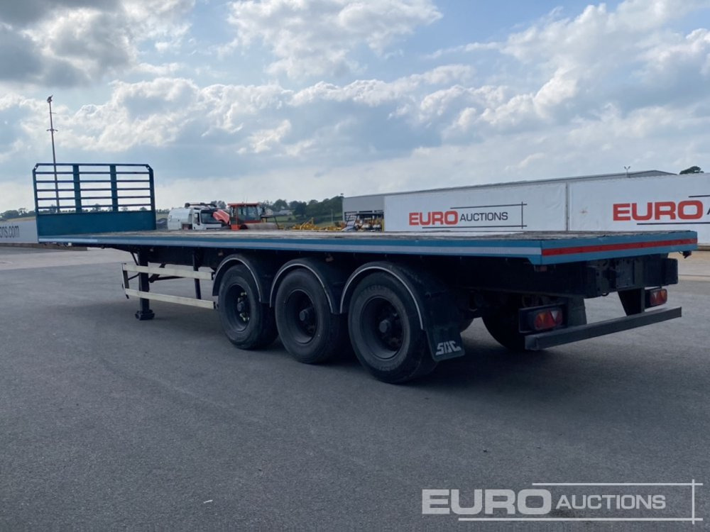 SDC 40' Tri Axle Flat Trailer, BPW Axles - Semi-remorque plateau: photos 3 SDC 40' Tri Axle Flat Trailer, BPW Axles - Semi-remorque plateau: photos 3