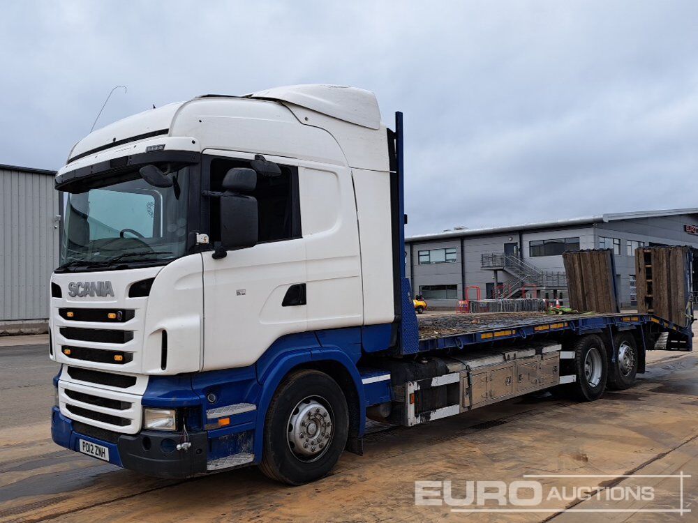Scania R450 - Camion plateau: photos 1 Scania R450 - Camion plateau: photos 1