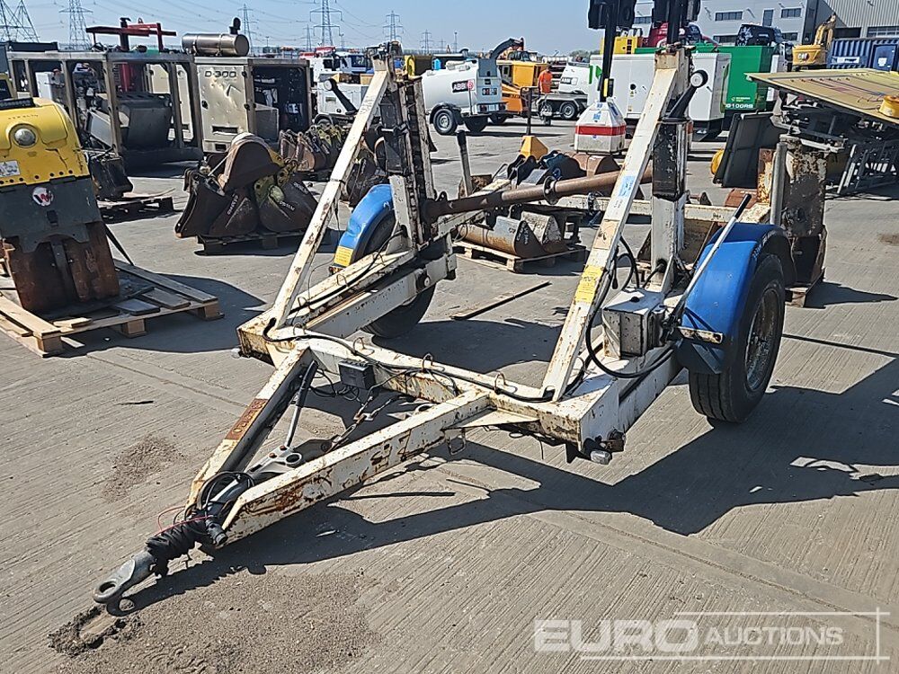 Seb International Single Axle Cable Reel Trailer - Remorque porte engin: photos 1 Seb International Single Axle Cable Reel Trailer - Remorque porte engin: photos 1