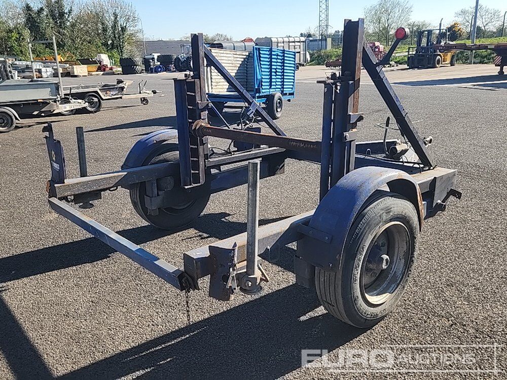 Seb International Single Axle Cable Trailer - Remorque porte engin: photos 3 Seb International Single Axle Cable Trailer - Remorque porte engin: photos 3