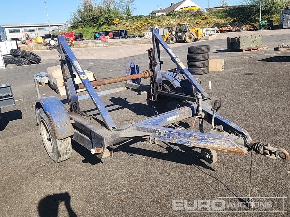Seb International Single Axle Cable Trailer - Remorque porte engin: photos 4 Seb International Single Axle Cable Trailer - Remorque porte engin: photos 4