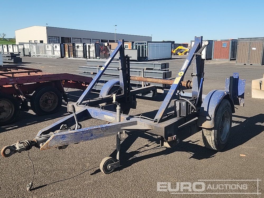 Seb International Single Axle Cable Trailer - Remorque porte engin: photos 1 Seb International Single Axle Cable Trailer - Remorque porte engin: photos 1