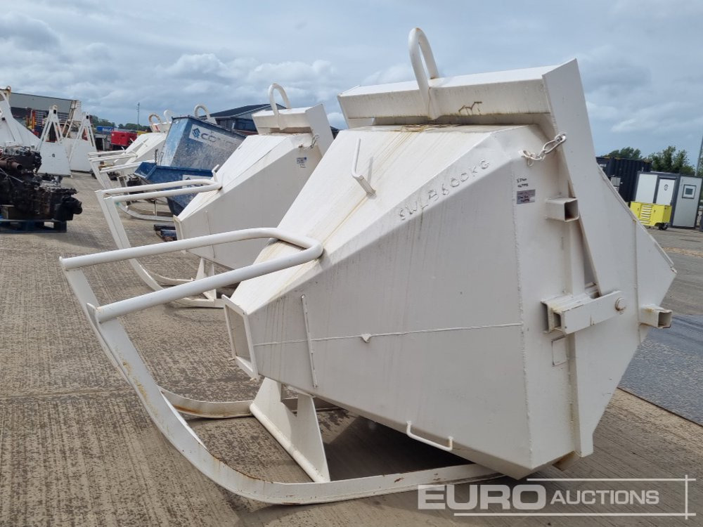 Secatol 1500 Litre Concrete Skip to suit Crane - Benne basculante: photos 4 Secatol 1500 Litre Concrete Skip to suit Crane - Benne basculante: photos 4