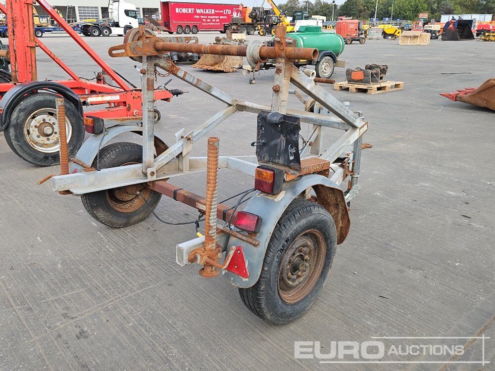 Single Axle Cable Reel Trailer - Remorque porte engin: photos 5 Single Axle Cable Reel Trailer - Remorque porte engin: photos 5