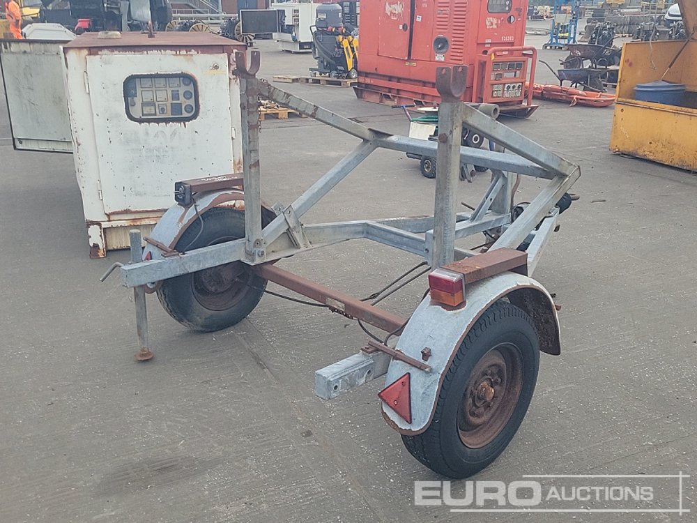 Single Axle Cable Reel Trailer - Remorque porte engin: photos 5 Single Axle Cable Reel Trailer - Remorque porte engin: photos 5