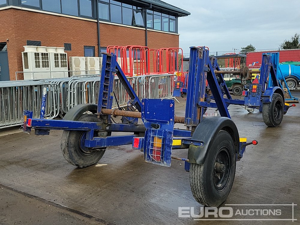 Single Axle Cable Reel Trailer - Remorque porte engin: photos 5 Single Axle Cable Reel Trailer - Remorque porte engin: photos 5