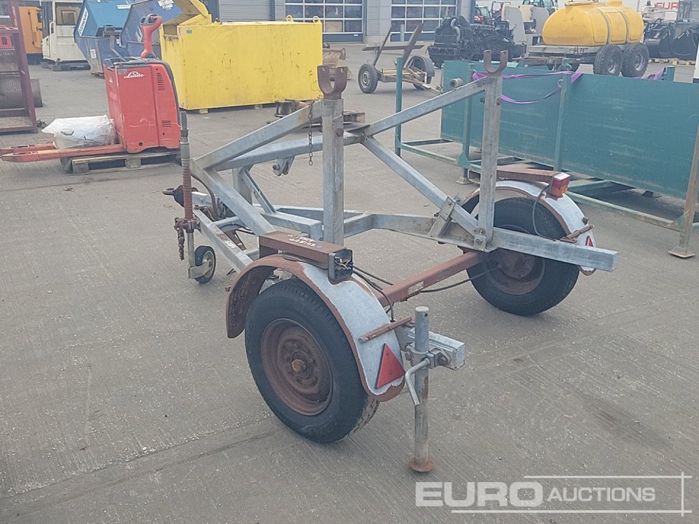 Single Axle Cable Reel Trailer - Remorque porte engin: photos 3 Single Axle Cable Reel Trailer - Remorque porte engin: photos 3
