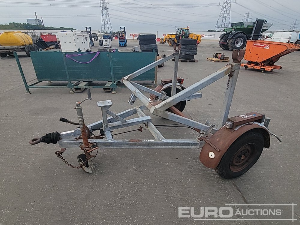 Single Axle Cable Reel Trailer - Remorque porte engin: photos 2 Single Axle Cable Reel Trailer - Remorque porte engin: photos 2