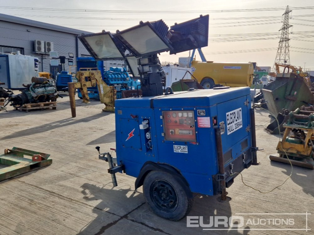 Single Axle Lighting Tower, Yanmar Engine - Mat d'éclairage: photos 3 Single Axle Lighting Tower, Yanmar Engine - Mat d'éclairage: photos 3