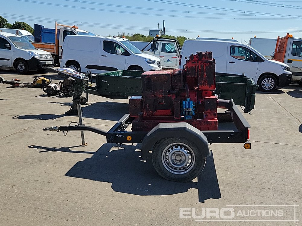 Sykes 4" Single Axle Waterpump, Hatz Engine - Pompe à eau: photos 2 Sykes 4" Single Axle Waterpump, Hatz Engine - Pompe à eau: photos 2