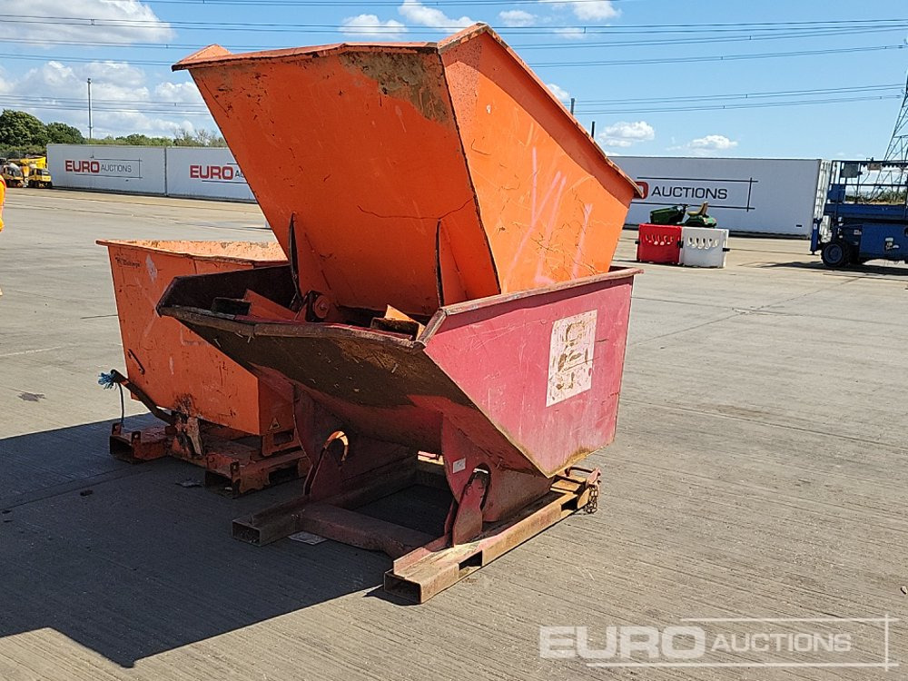 Tipping Skip to suit Forklift (3 of) - Benne basculante: photos 5 Tipping Skip to suit Forklift (3 of) - Benne basculante: photos 5
