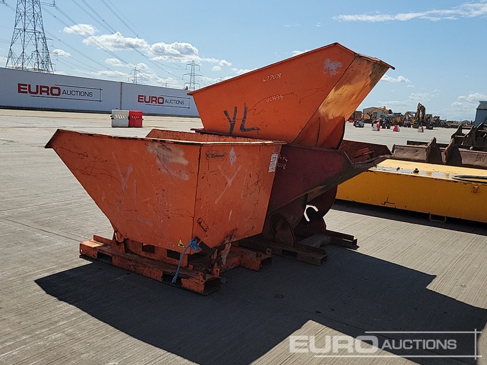 Tipping Skip to suit Forklift (3 of) - Benne basculante: photos 3 Tipping Skip to suit Forklift (3 of) - Benne basculante: photos 3