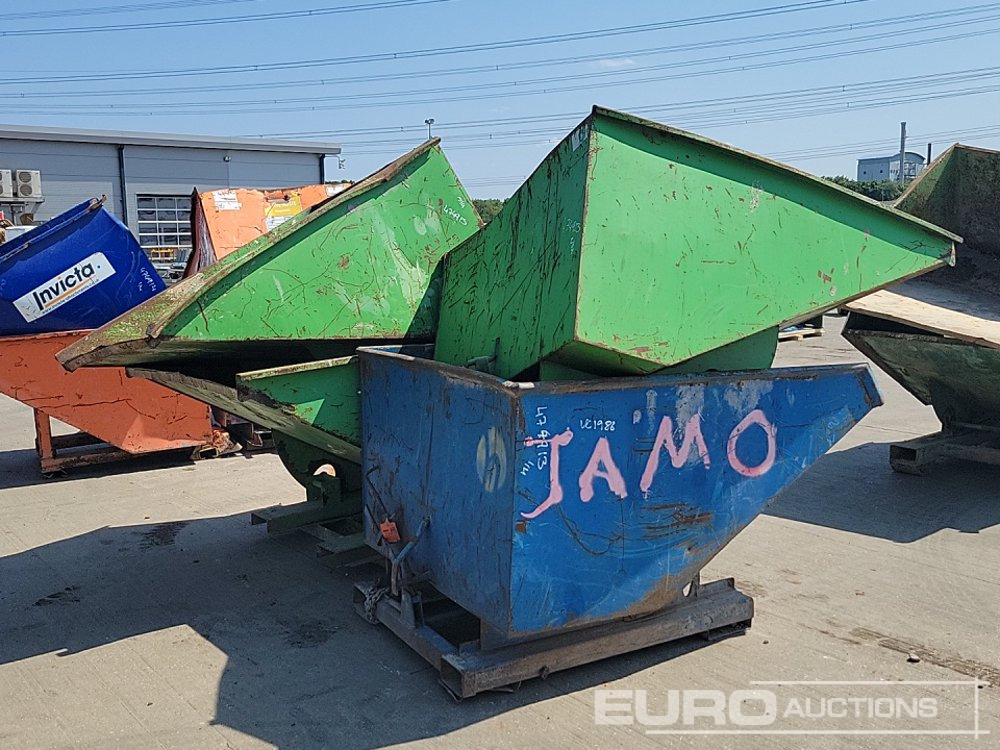 Tipping Skip to suit Forklift (4 of) - Benne basculante: photos 1 Tipping Skip to suit Forklift (4 of) - Benne basculante: photos 1