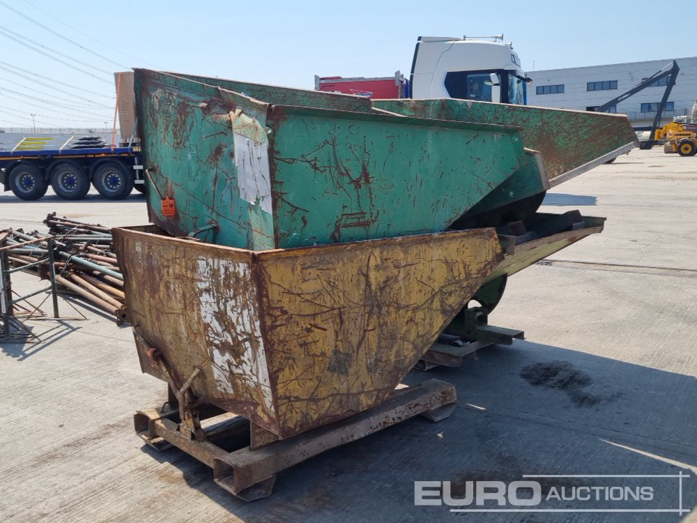 Tipping Skip to suit Forklift (4 of) - Benne basculante: photos 3 Tipping Skip to suit Forklift (4 of) - Benne basculante: photos 3