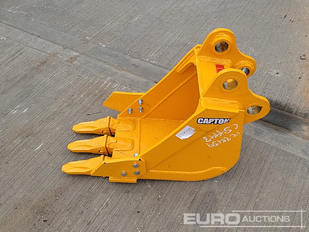 Unused 2025 Captok 12" Digging Bucket 40mm Pin to suit Mini Excavator - Godet: photos 2 Unused 2025 Captok 12" Digging Bucket 40mm Pin to suit Mini Excavator - Godet: photos 2