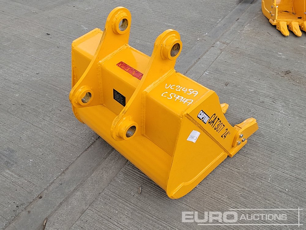 Unused 2025 Captok 24" Digging Bucket 4mm Pin to suit 4-6 Ton Excavator - Godet: photos 5 Unused 2025 Captok 24" Digging Bucket 4mm Pin to suit 4-6 Ton Excavator - Godet: photos 5