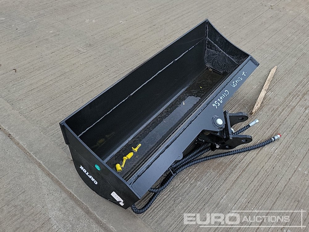 Unused 2025 Captok 40" Hydraulic Titling Bucket 25mm Pin to suit Mini Excavator - Godet: photos 3 Unused 2025 Captok 40" Hydraulic Titling Bucket 25mm Pin to suit Mini Excavator - Godet: photos 3