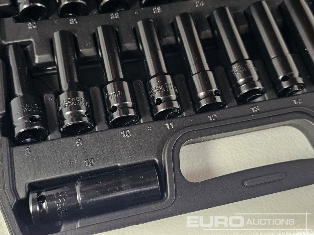 Unused 20Pcs 1/2" Deep Impact Socket Set (8mm-32mm) - Équipement de garage: photos 3 Unused 20Pcs 1/2" Deep Impact Socket Set (8mm-32mm) - Équipement de garage: photos 3