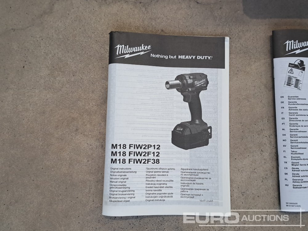 Unused Milwaukee M18 FIW2F38 18V Fuel Brushless 3/8'' Impact Wrench -(Body and Case Only) - Matériel de chantier: photos 5 Unused Milwaukee M18 FIW2F38 18V Fuel Brushless 3/8'' Impact Wrench -(Body and Case Only) - Matériel de chantier: photos 5