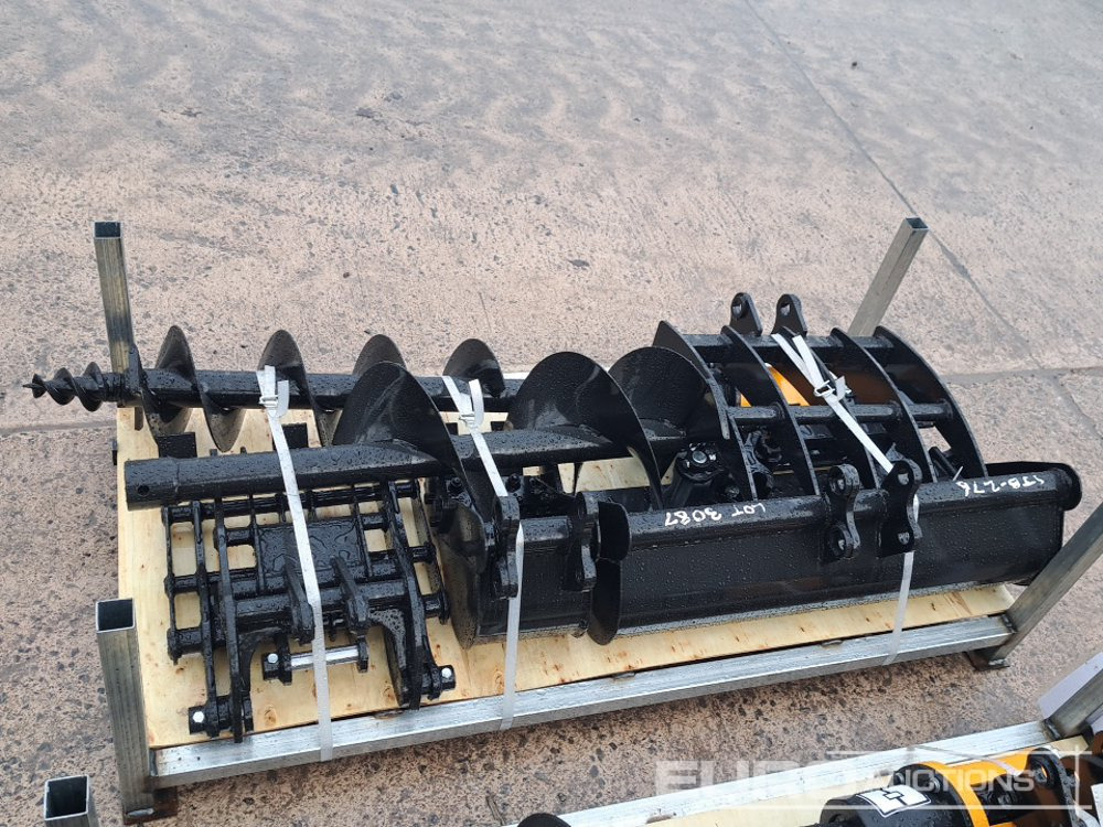 Unused Rake, Ripper, Grabber,12” Auger, 8” Auger, 8” Narrow Bucket, 30” Bucket, QH - Godet: photos 4 Unused Rake, Ripper, Grabber,12” Auger, 8” Auger, 8” Narrow Bucket, 30” Bucket, QH - Godet: photos 4