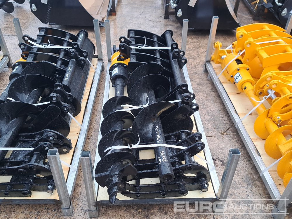 Unused Rake, Ripper, Grabber,12” Auger, 8” Auger, 8” Narrow Bucket, 30” Bucket, QH - Godet: photos 2 Unused Rake, Ripper, Grabber,12” Auger, 8” Auger, 8” Narrow Bucket, 30” Bucket, QH - Godet: photos 2