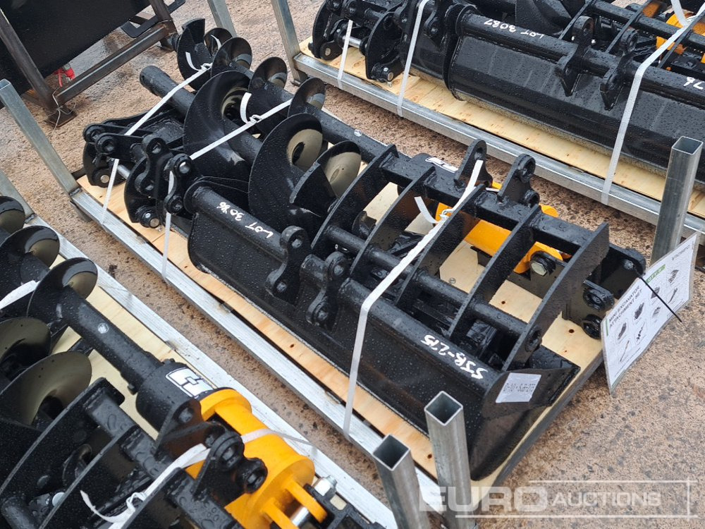 Unused Rake, Ripper, Grabber,12” Auger, 8” Auger, 8” Narrow Bucket, 30” Bucket, QH - Godet: photos 5 Unused Rake, Ripper, Grabber,12” Auger, 8” Auger, 8” Narrow Bucket, 30” Bucket, QH - Godet: photos 5