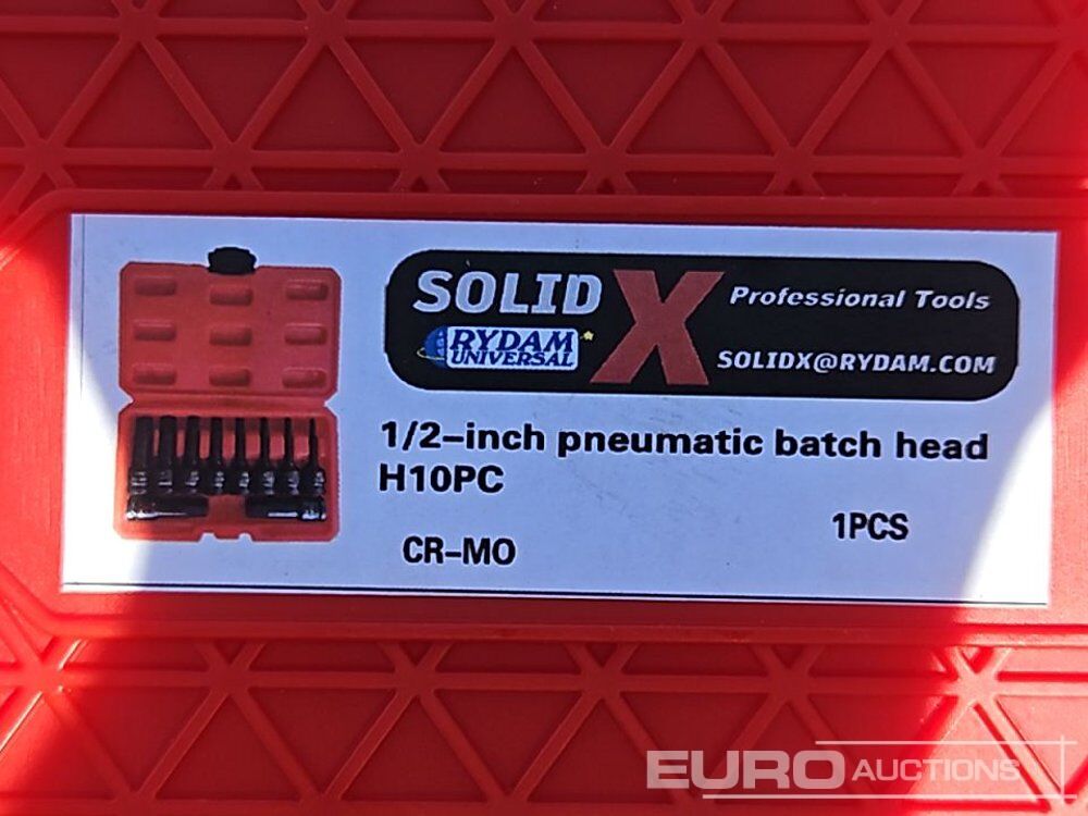 Unused Solid X 1/2" 10pc Pneumatic Alan Key Socket Set - Matériel de chantier: photos 5 Unused Solid X 1/2" 10pc Pneumatic Alan Key Socket Set - Matériel de chantier: photos 5