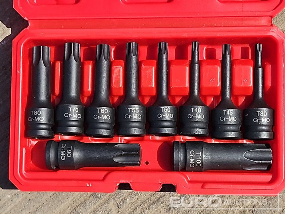 Unused Solid X 1/2" 10pc Pneumatic Alan Key Socket Set - Matériel de chantier: photos 4 Unused Solid X 1/2" 10pc Pneumatic Alan Key Socket Set - Matériel de chantier: photos 4